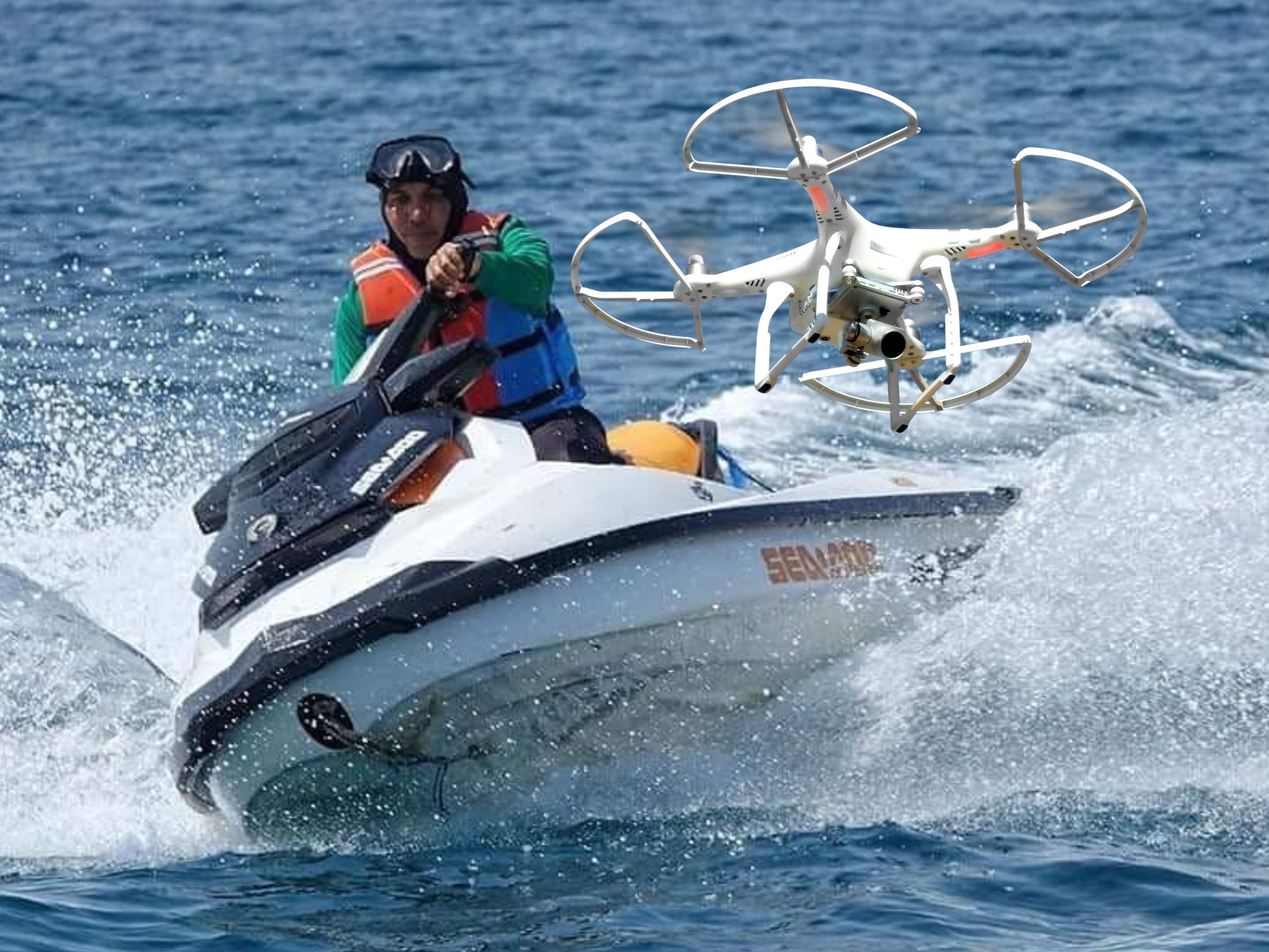 Jet Ski Dokumentasi Drone